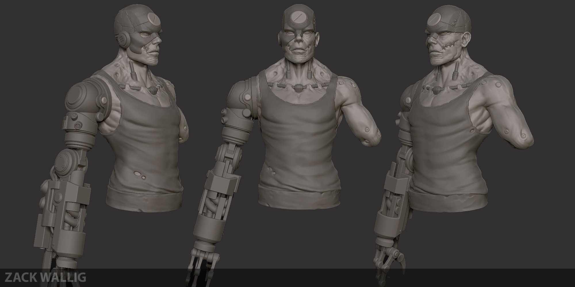 Daybreak art test sculpt