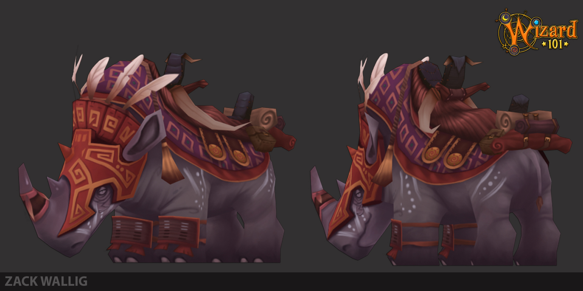 Wizard 101 rhino mount